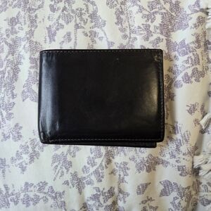 Classic Black Leather Wallet